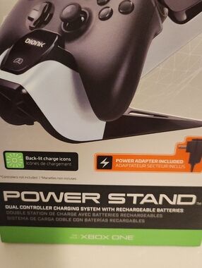 Power Stand Dual Rechargeable Battery & Charging Stand for Xbox One